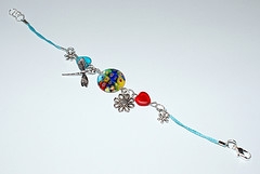 murano beads bracelet